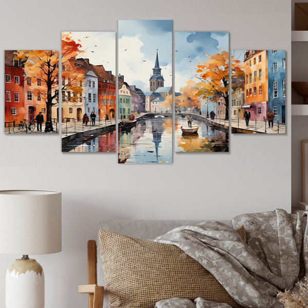 Winston Porter Denmark Canal Promenade II 5 Pieces Wayfair